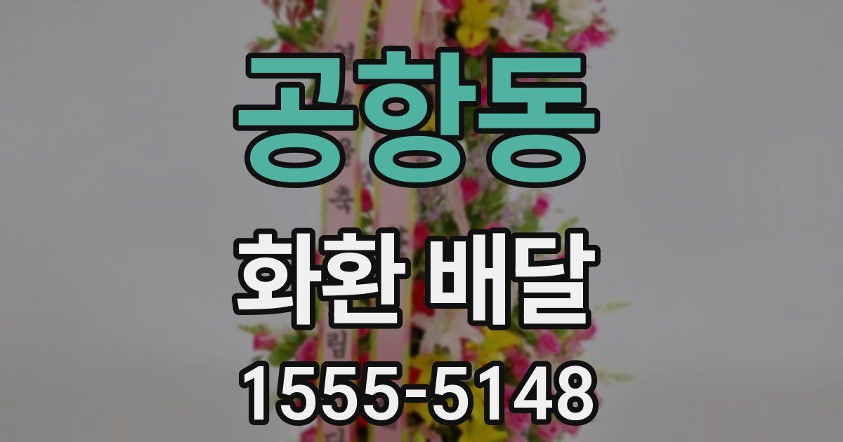 공항동 화환 배달