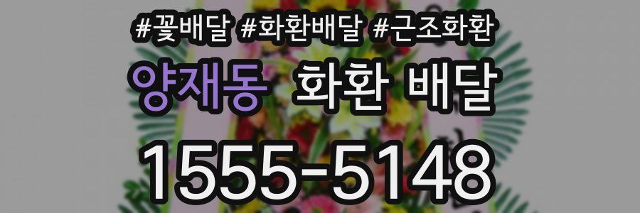 양재동 화환 배달