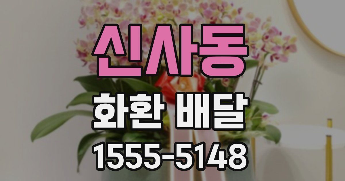 신사동 화환 배달