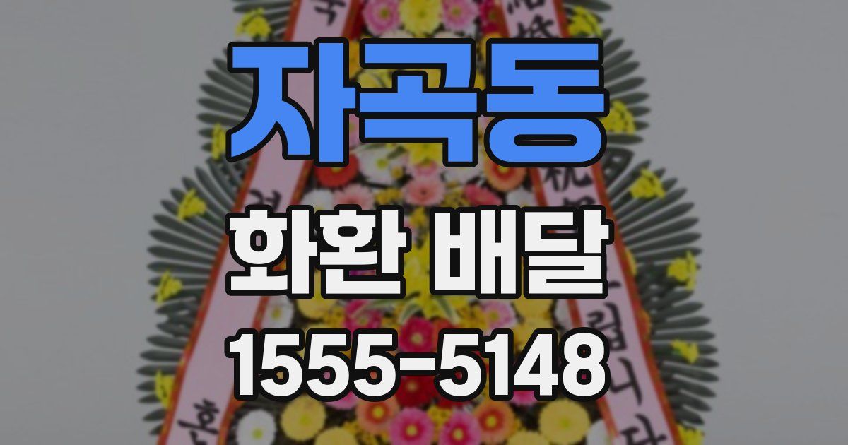 자곡동 화환 배달