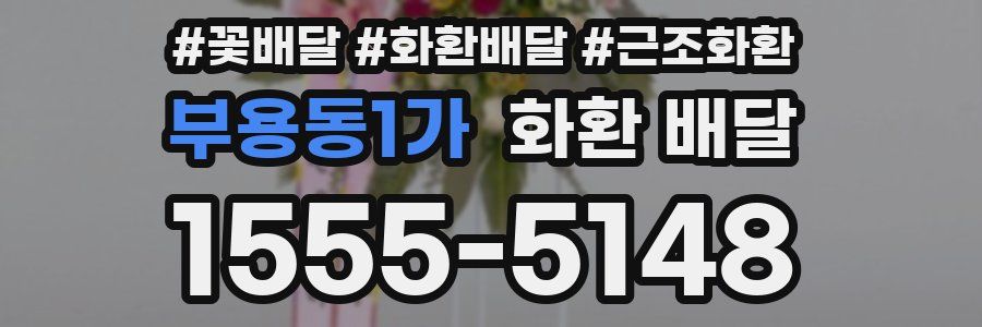 부용동1가 화환 배달