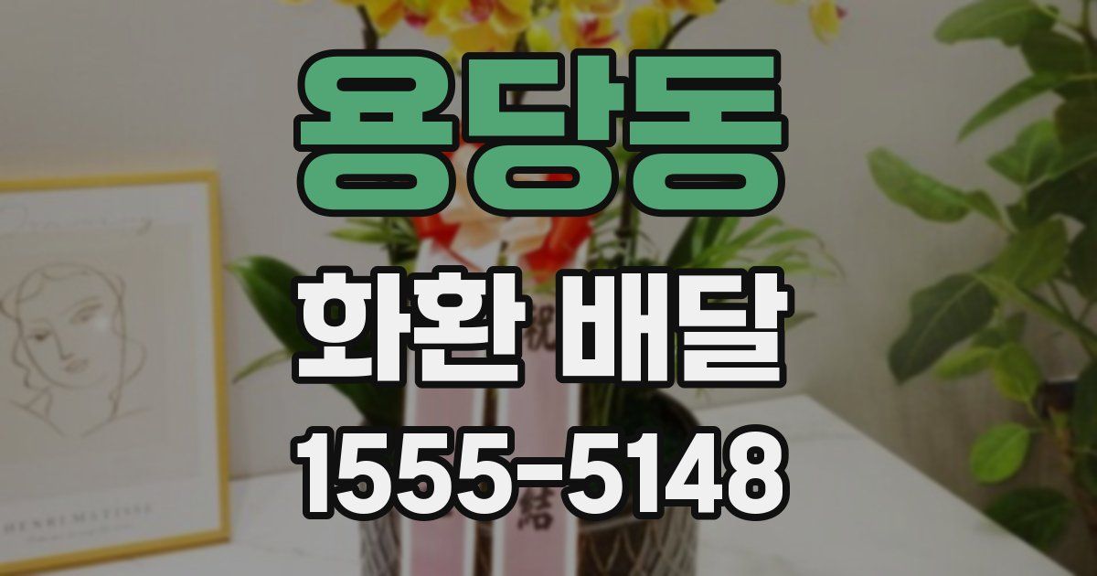 용당동 화환 배달
