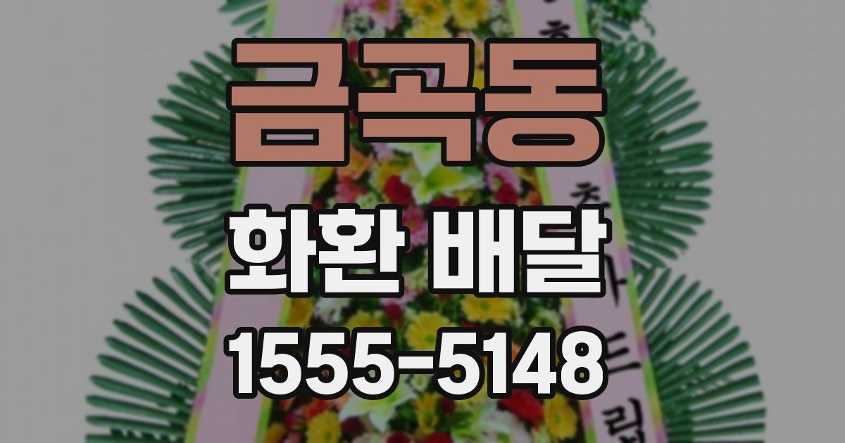 금곡동 화환 배달