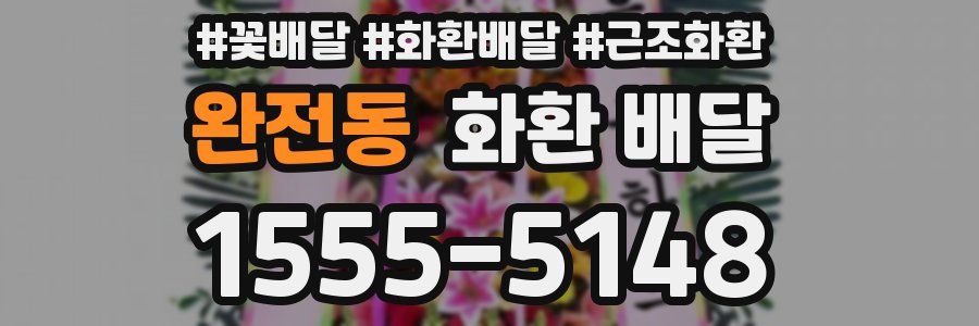 완전동 화환 배달