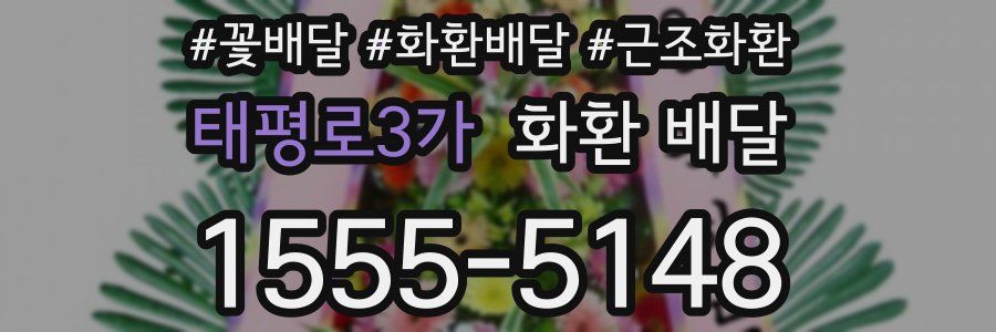 태평로3가 화환 배달