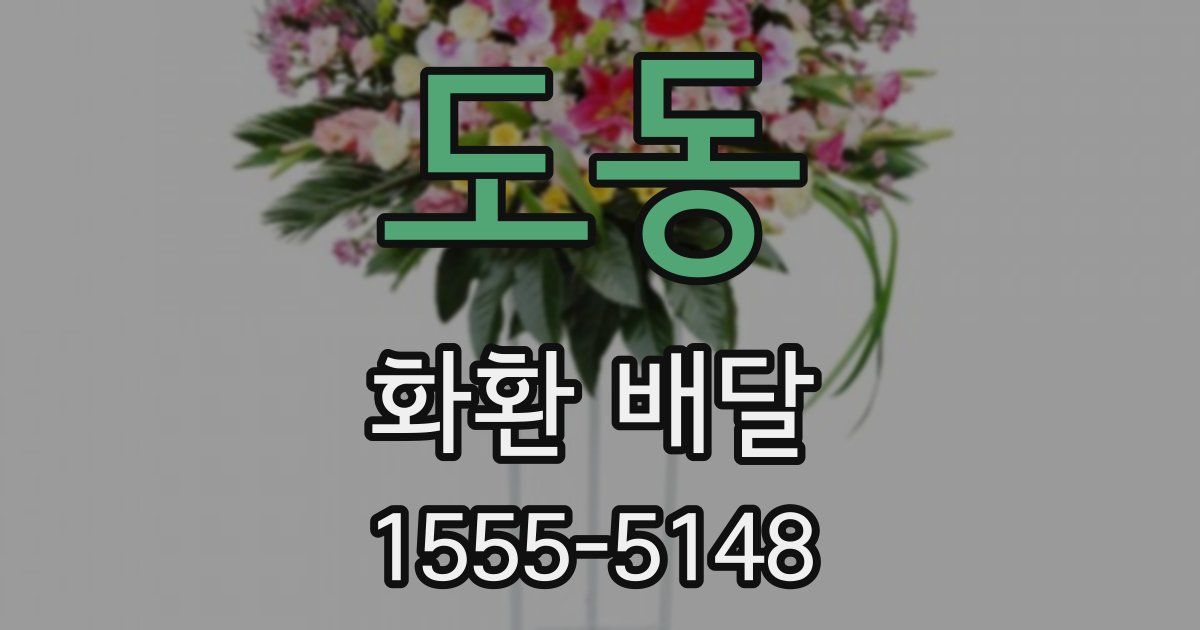 도동 화환 배달