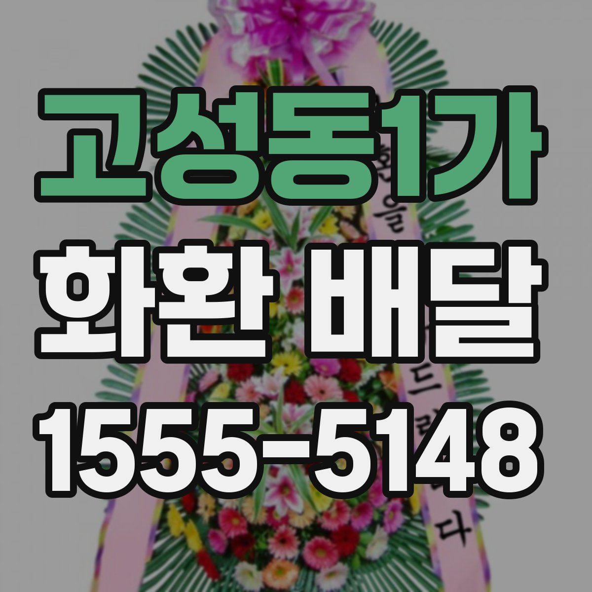 고성동1가 화환 배달