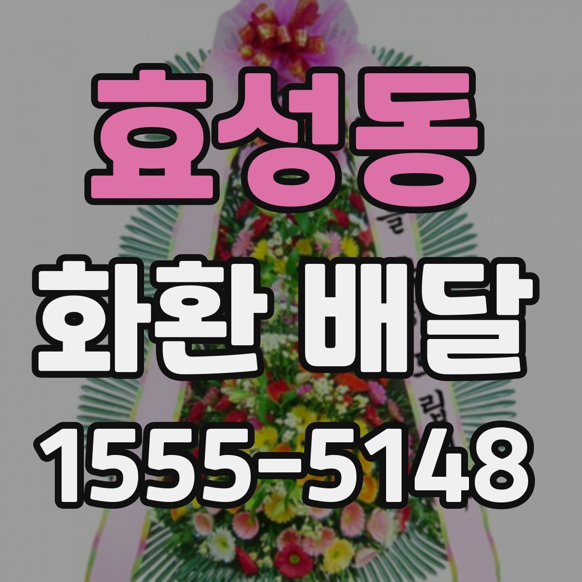 효성동 화환 배달