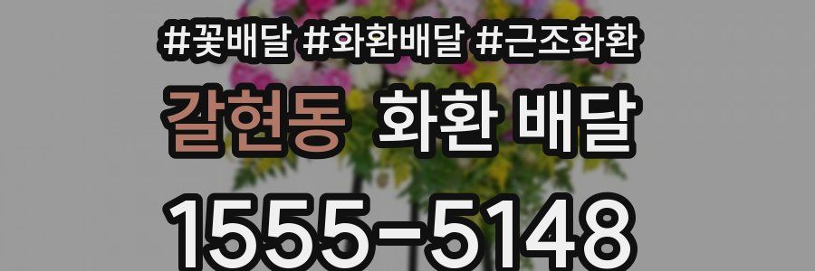 갈현동 화환 배달