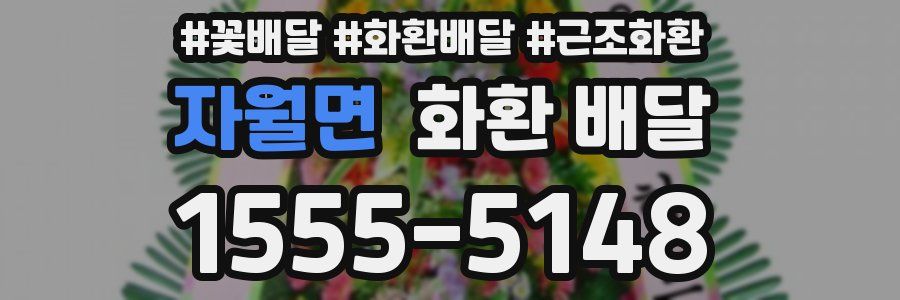 자월면 화환 배달