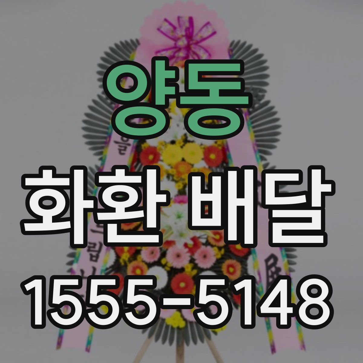 양동 화환 배달