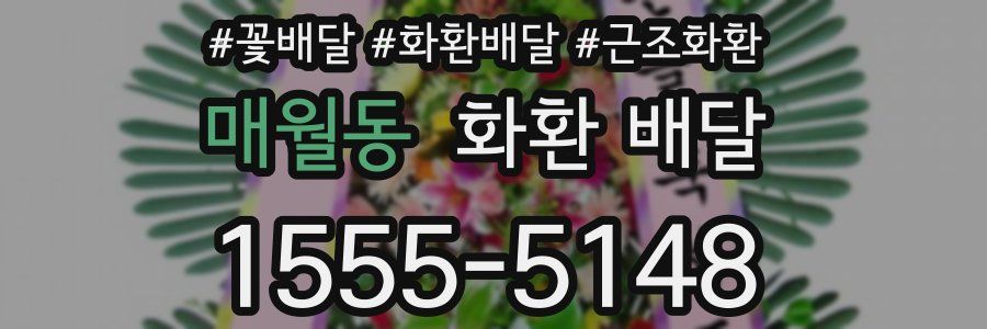 매월동 화환 배달