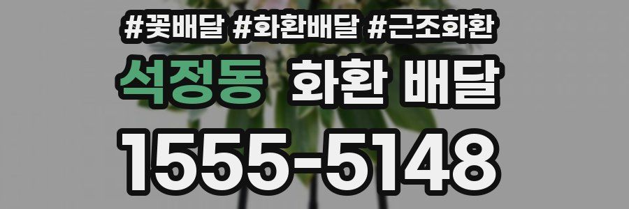 석정동 화환 배달