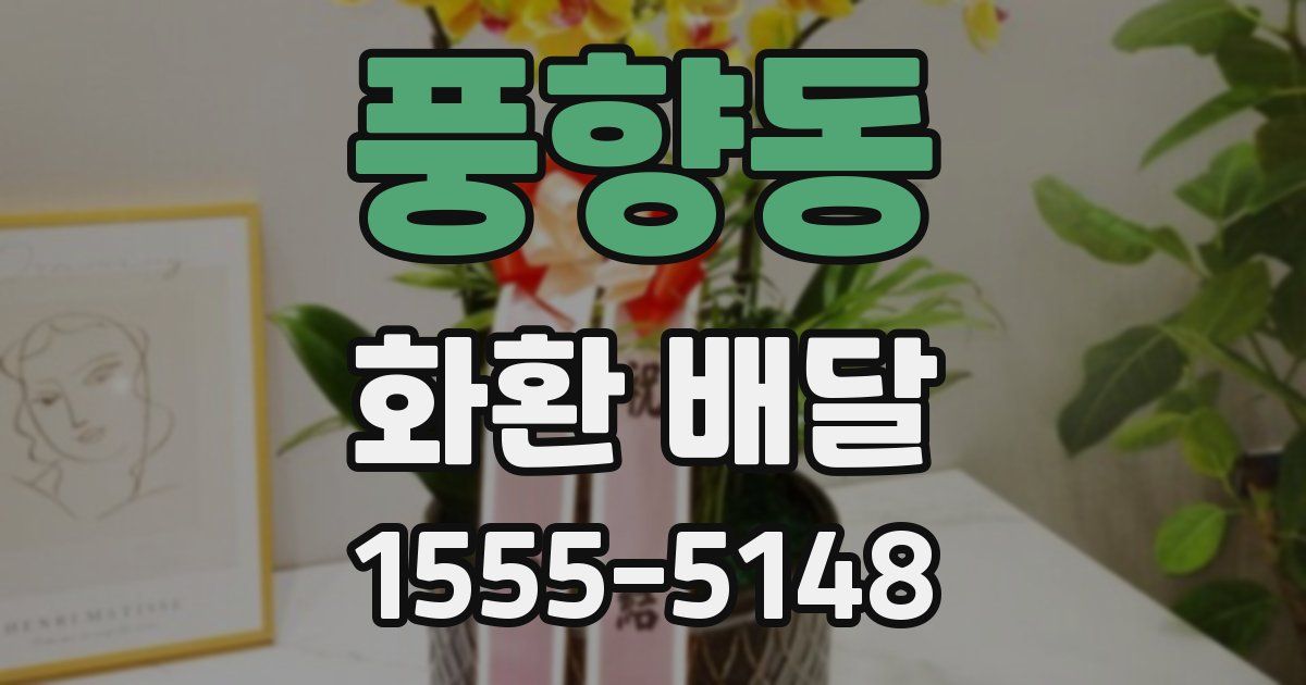 풍향동 화환 배달