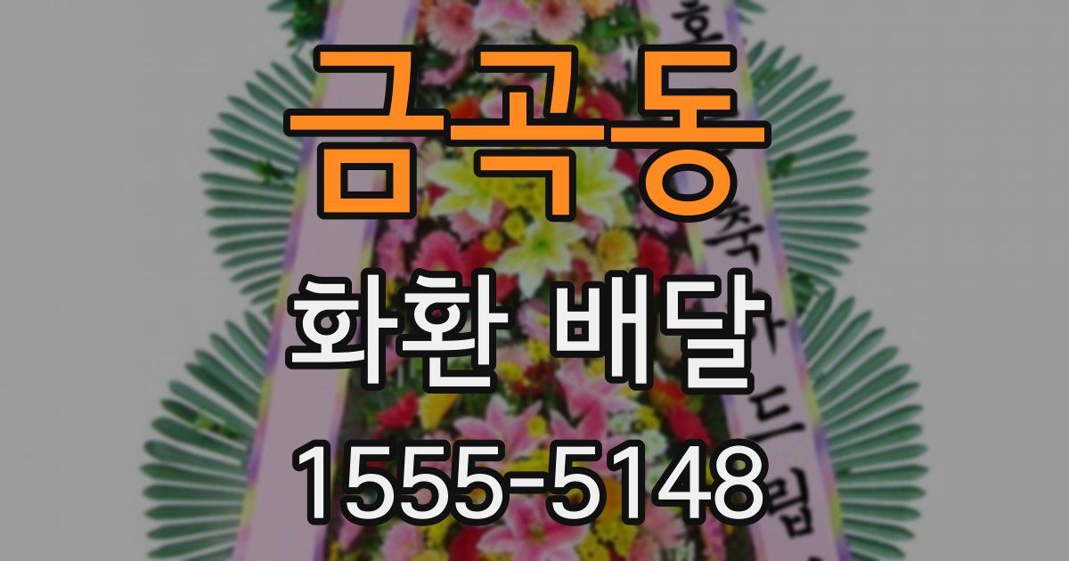 금곡동 화환 배달
