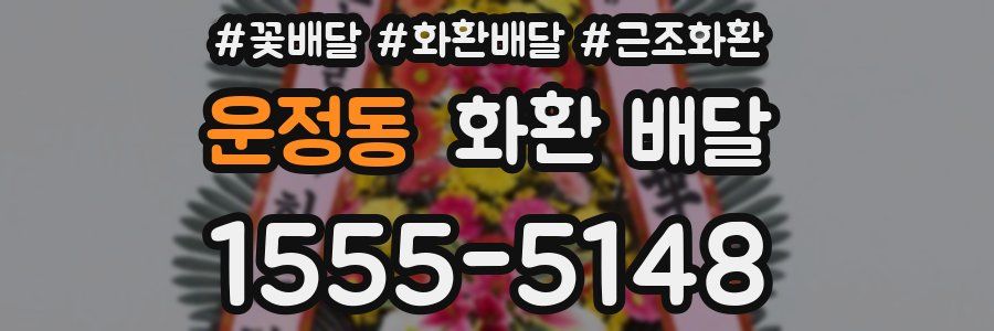 운정동 화환 배달