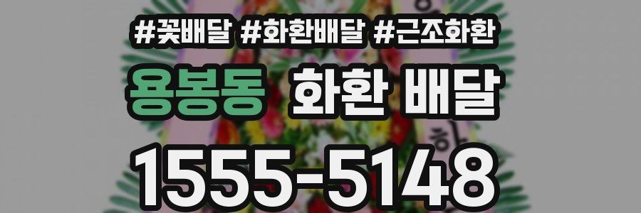 용봉동 화환 배달