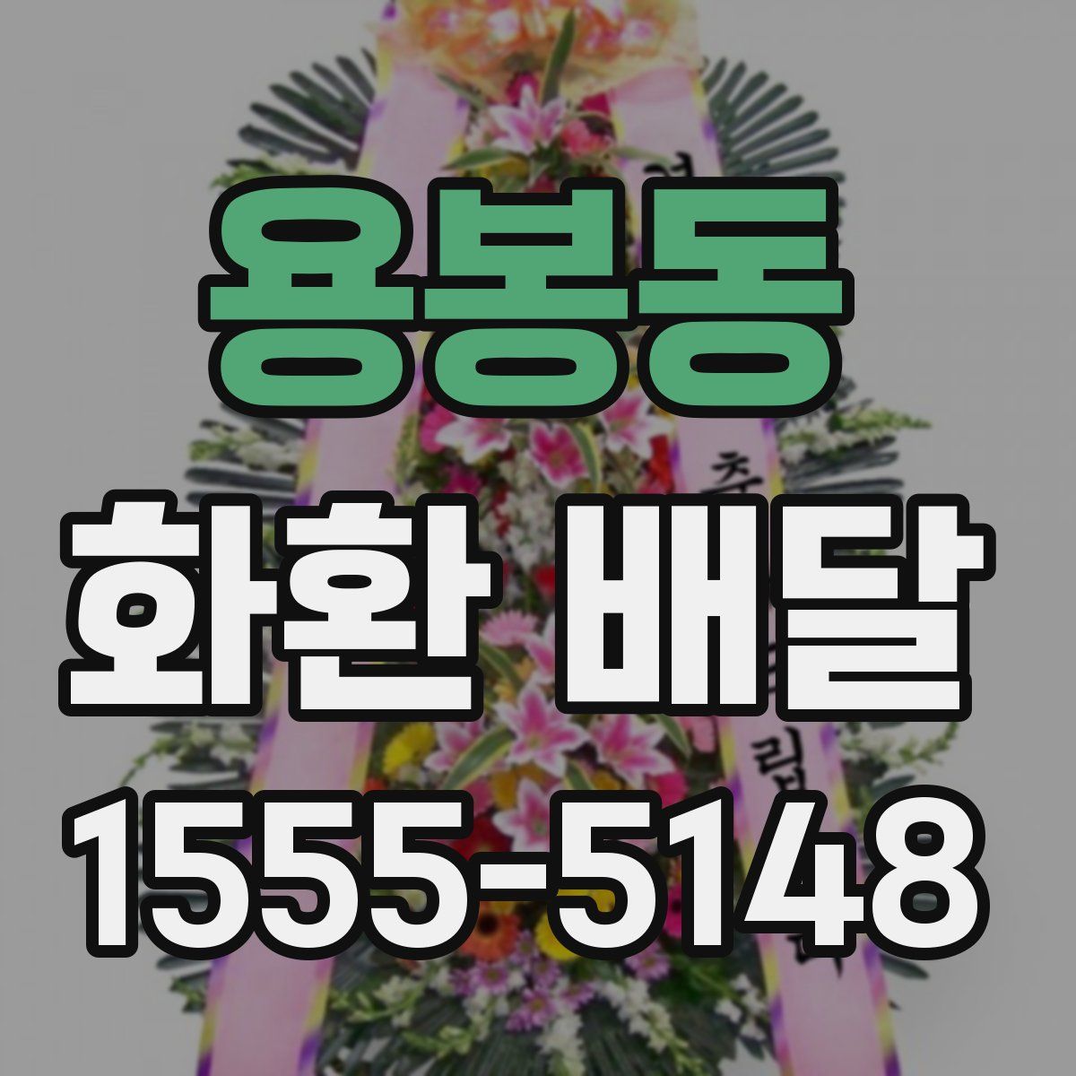 용봉동 화환 배달