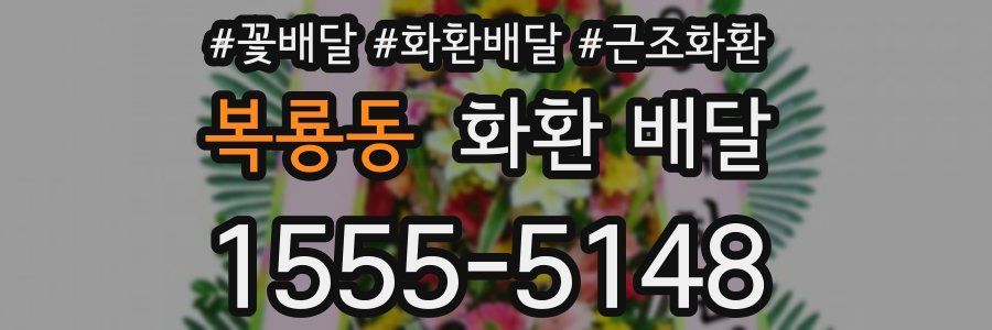 복룡동 화환 배달