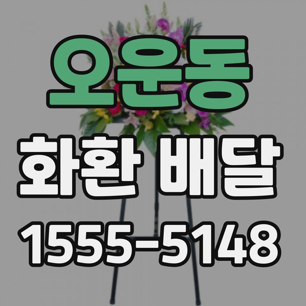 오운동 화환 배달