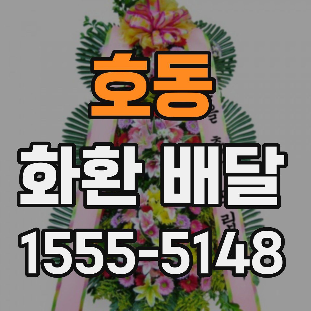 호동 화환 배달