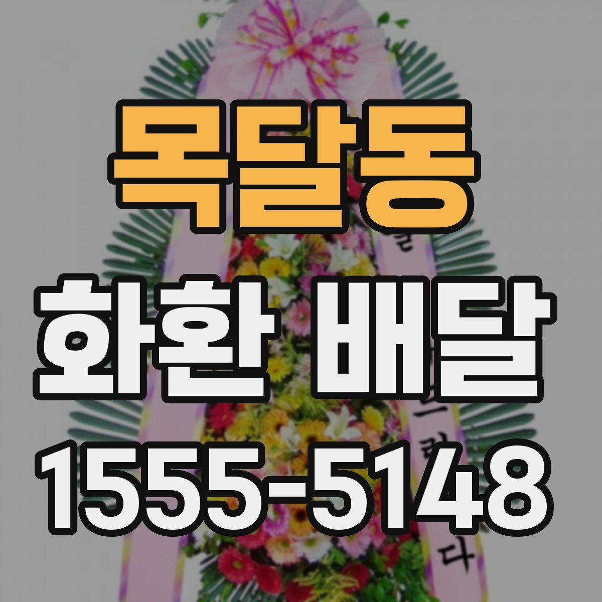 목달동 화환 배달