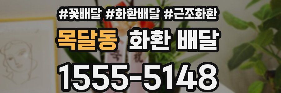 목달동 화환 배달