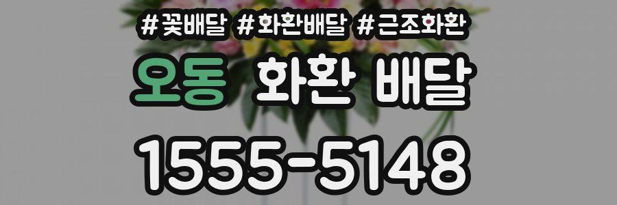 오동 화환 배달
