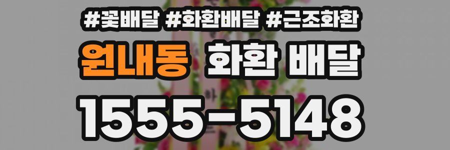 원내동 화환 배달