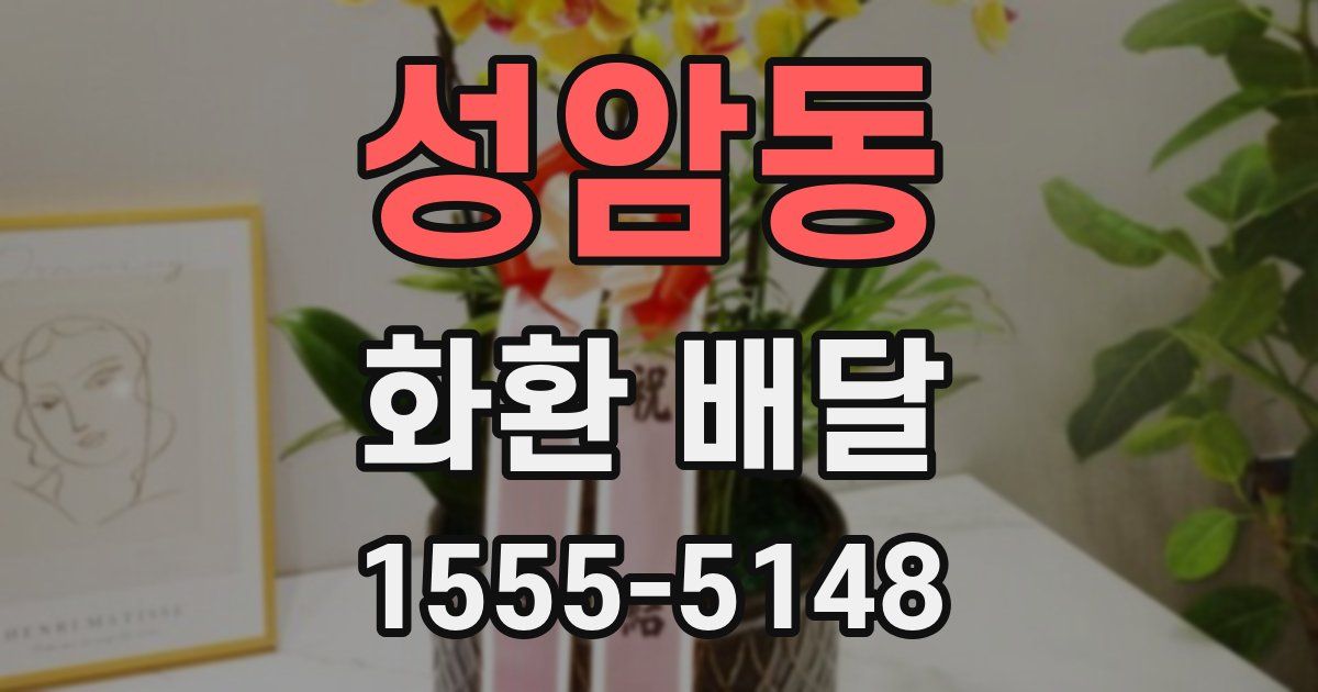 성암동 화환 배달