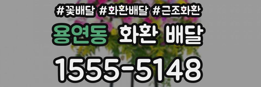 용연동 화환 배달
