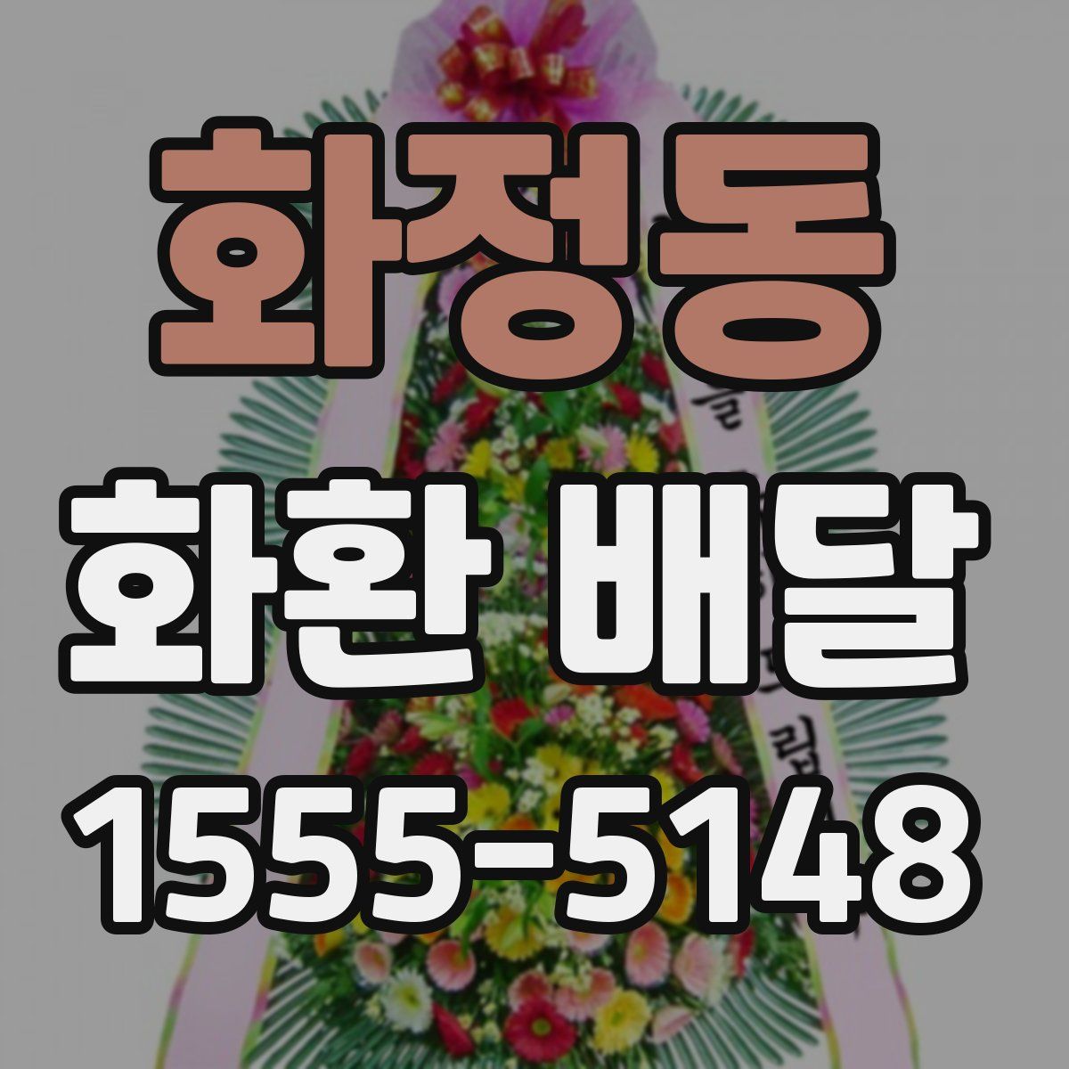 화정동 화환 배달