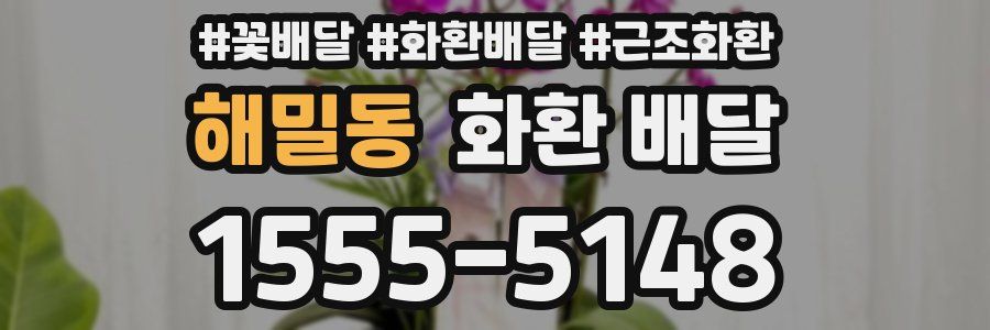 해밀동 화환 배달