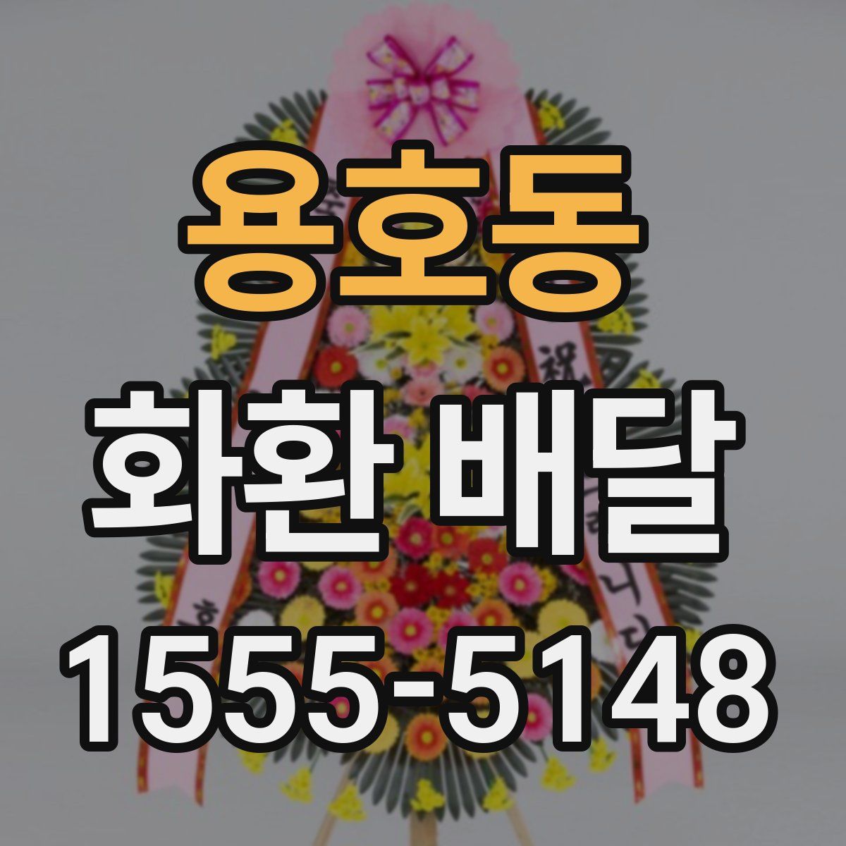 용호동 화환 배달