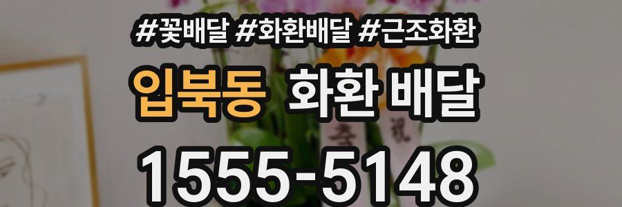 입북동 화환 배달