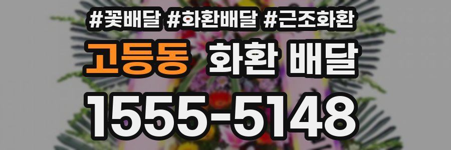 고등동 화환 배달