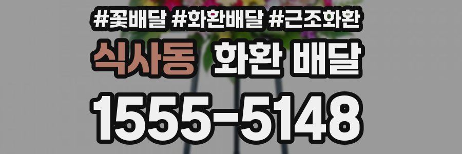 식사동 화환 배달