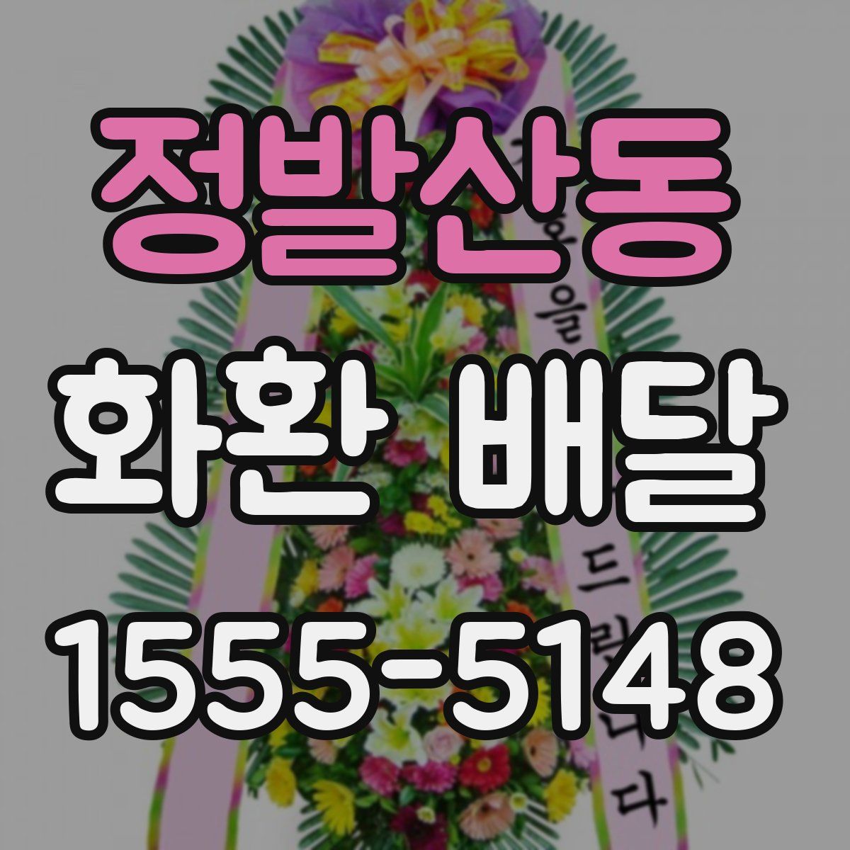 정발산동 화환 배달