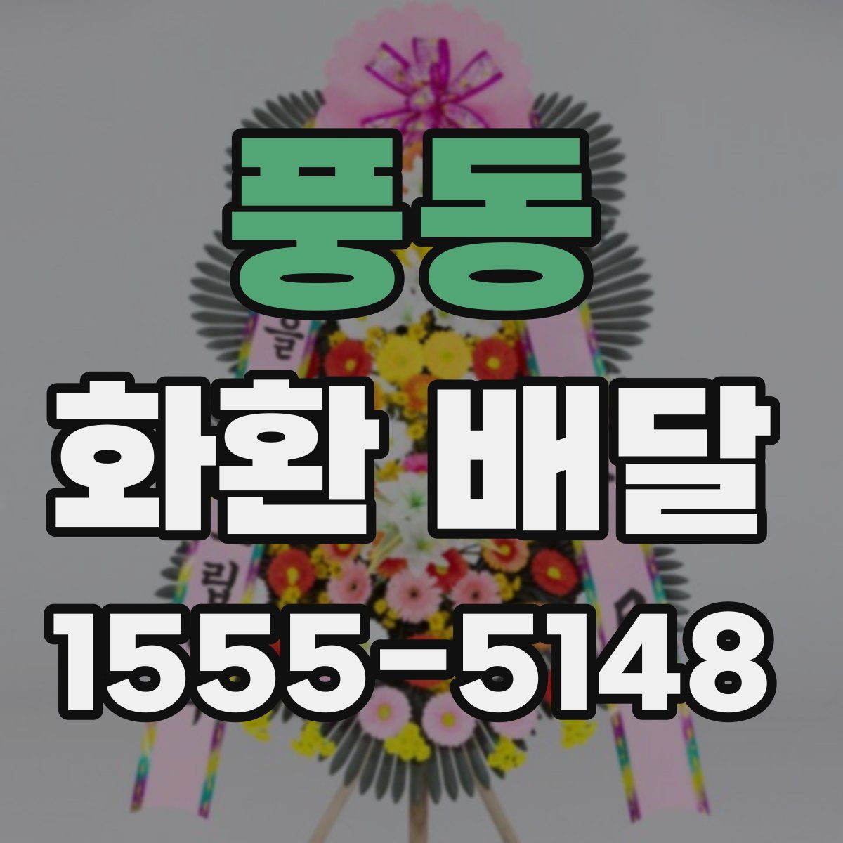 풍동 화환 배달