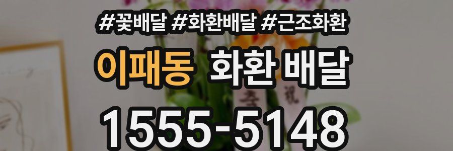 이패동 화환 배달