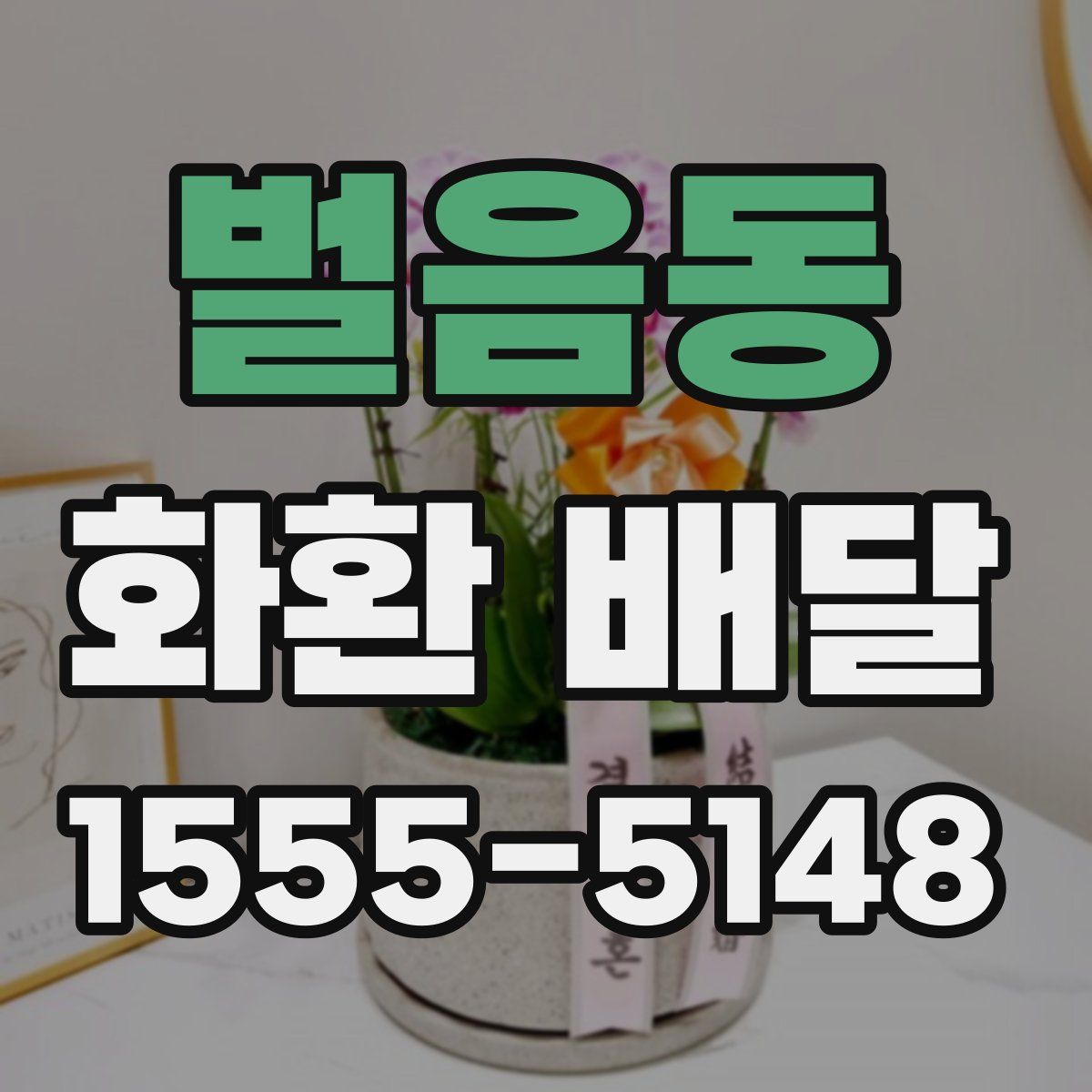 벌음동 화환 배달
