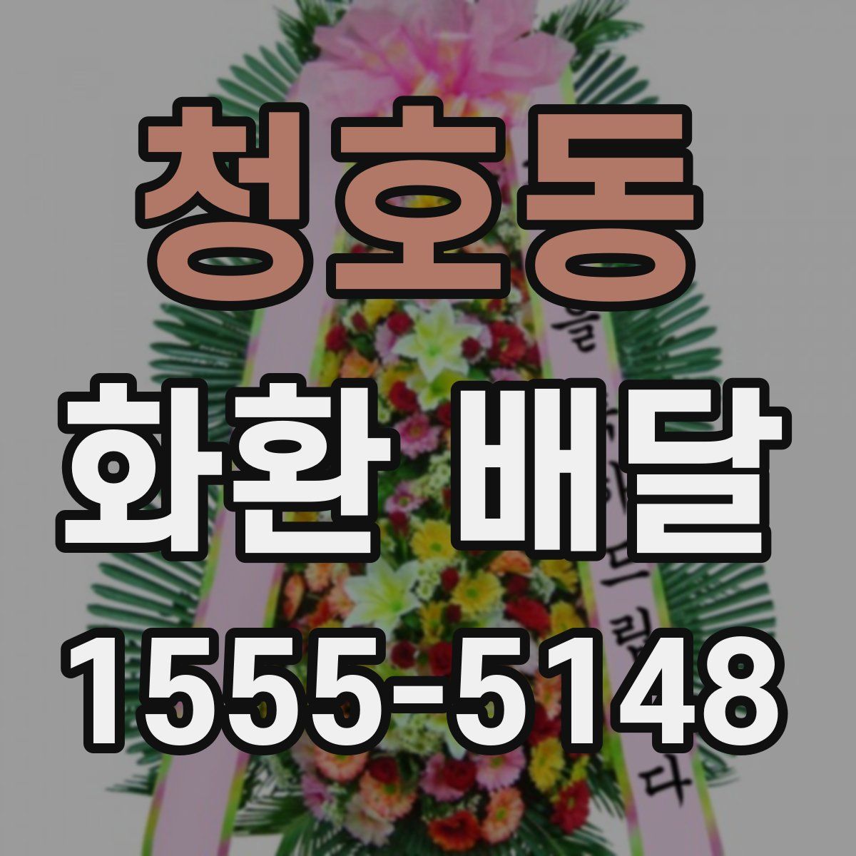 청호동 화환 배달