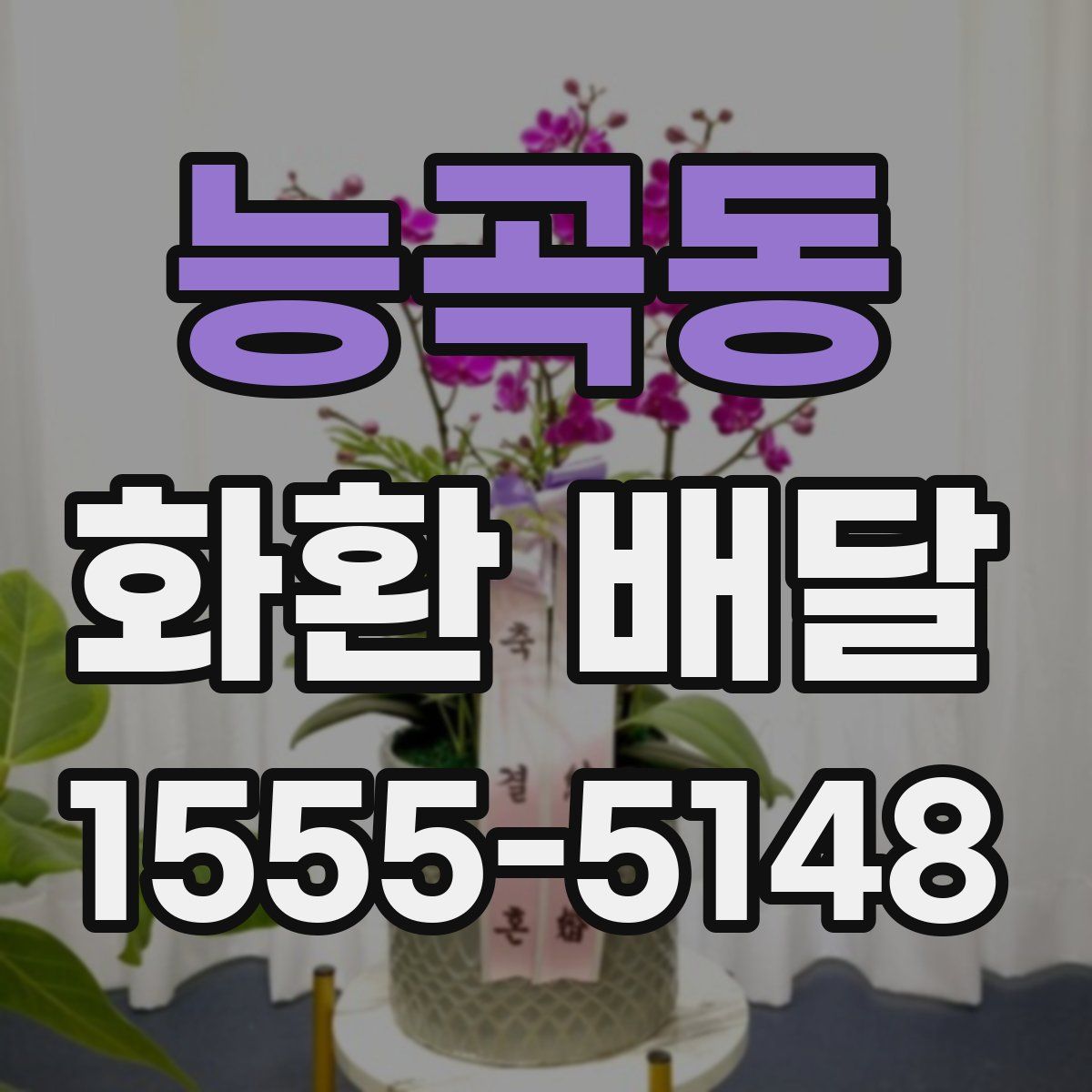 능곡동 화환 배달
