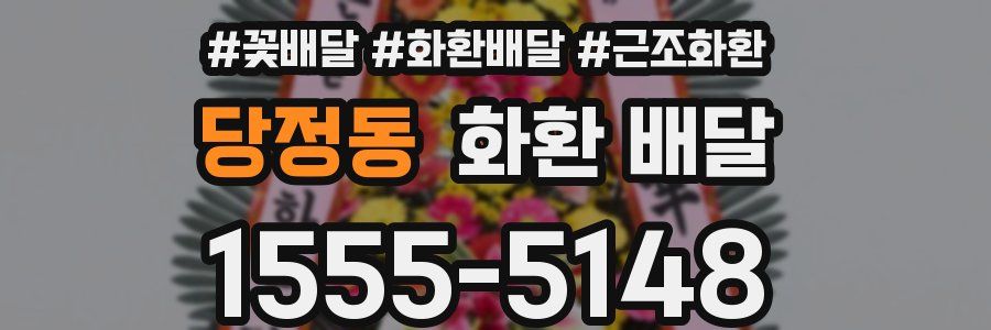 당정동 화환 배달