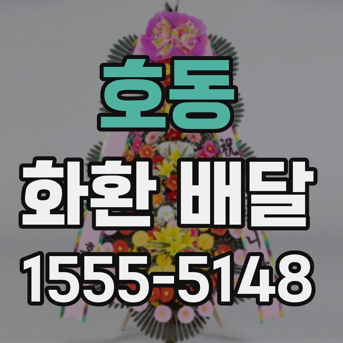 호동 화환 배달