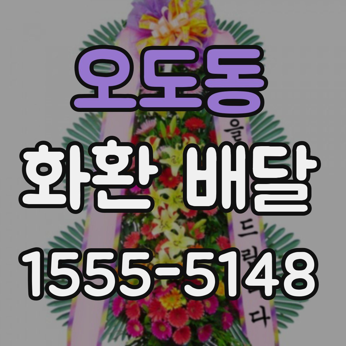 오도동 화환 배달