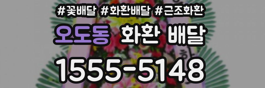 오도동 화환 배달
