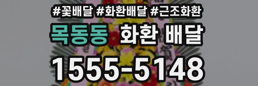 목동동 화환 배달