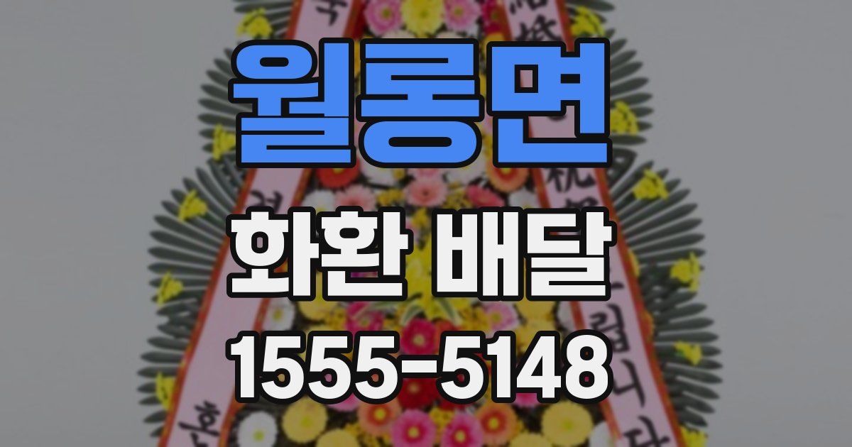 월롱면 화환 배달