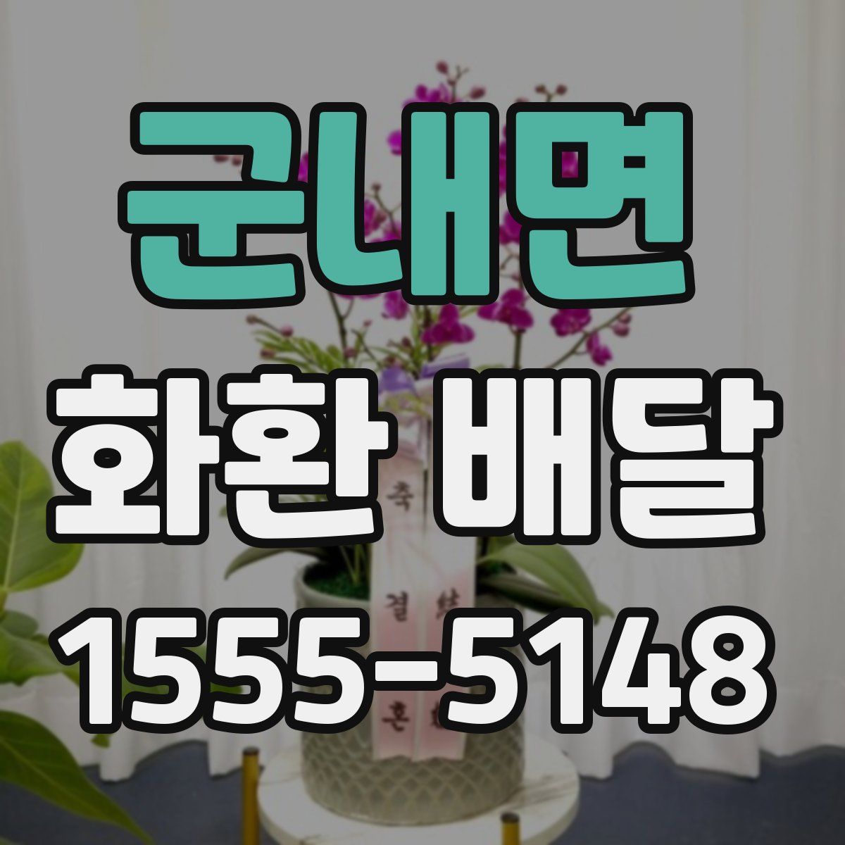 군내면 화환 배달